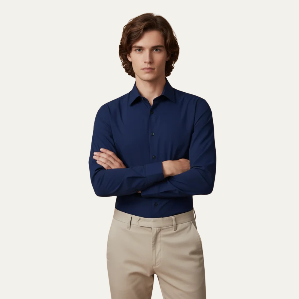 The Pisa Men’s Timeless Long Sleeve Button Shirt