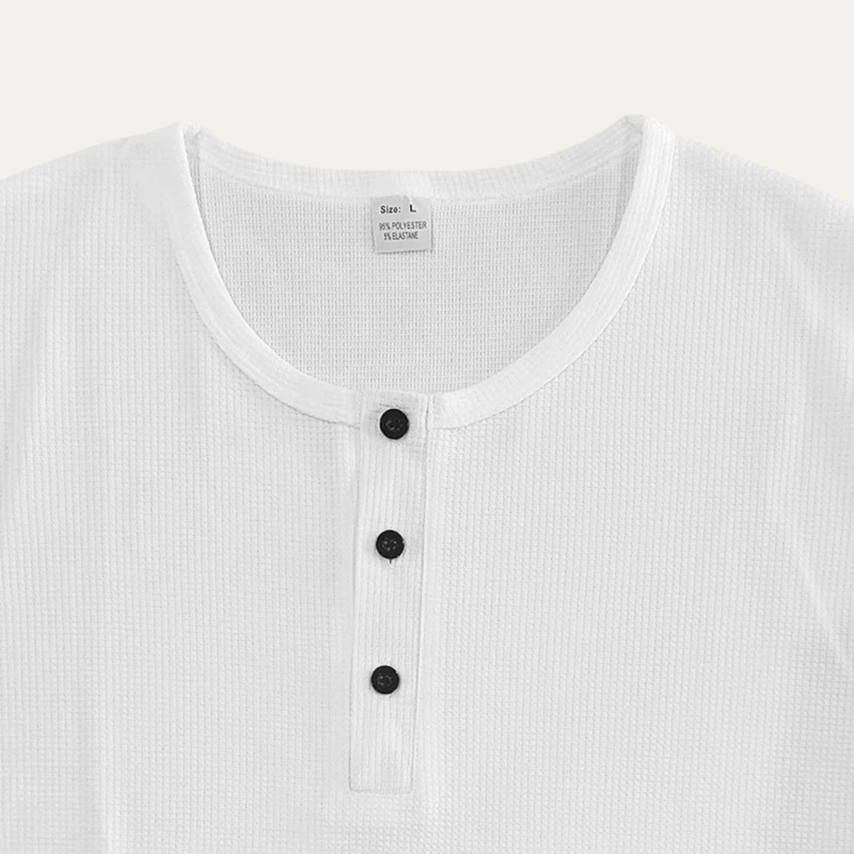The Pinecrest Creek Men’s Casual Waffle Henley Thermal Shirt