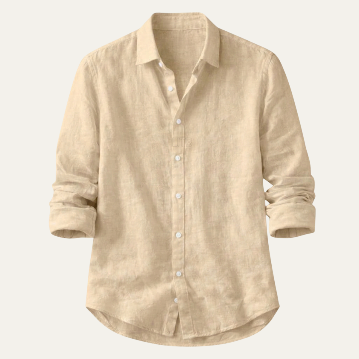 The Silverwood Hill Men's Lightweight Linen Summer Casual Button Up Shirt
