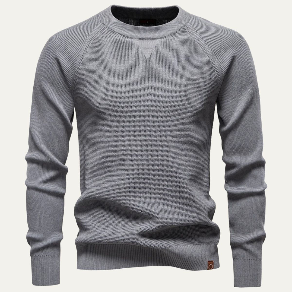 The Anglesey Men's Casual Knitted Crew Neck Sweater