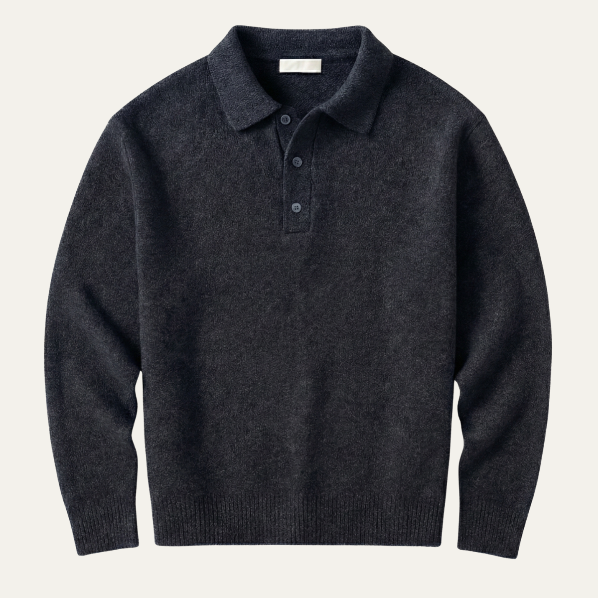 The Cedarfield Men's Trendy Soft Knit Polo Sweater