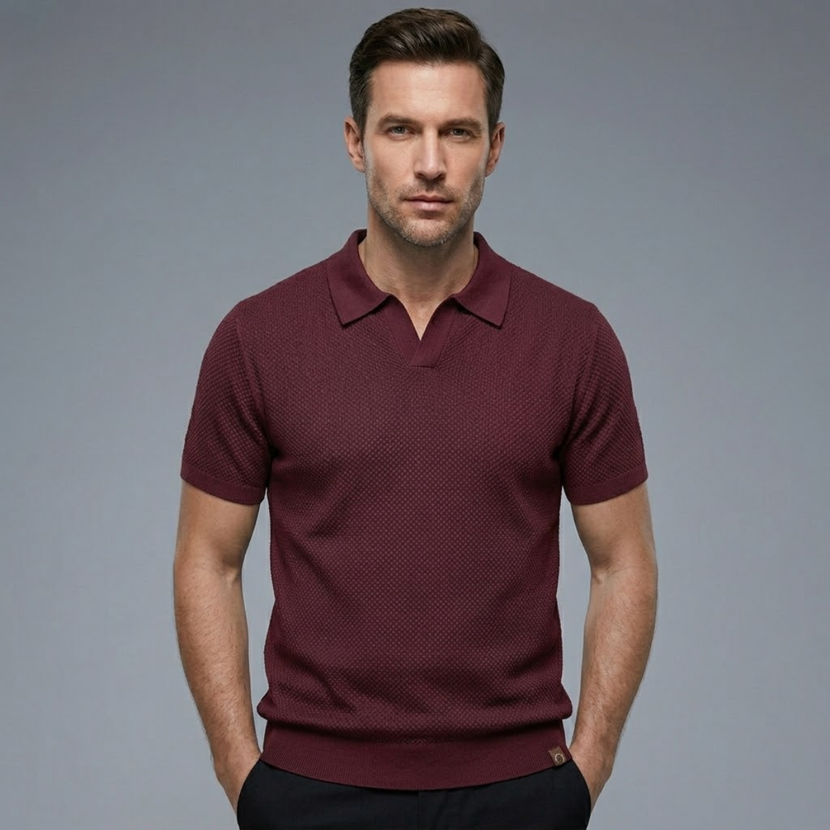 The Kensington Men’s Knit Polo Shirt