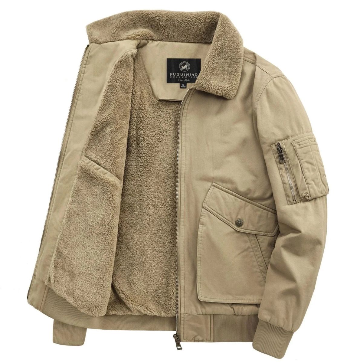 The Leeds Fleece Lined Bomber Jacket for Men