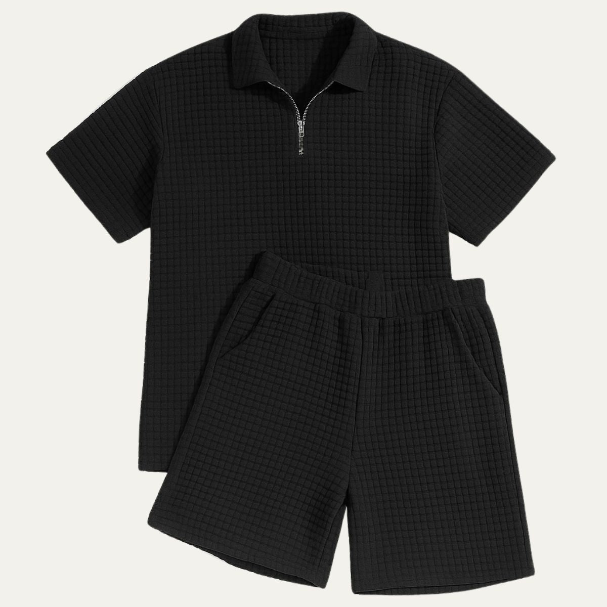 The Redford Mens's Polo & Shorts Co Ord Set