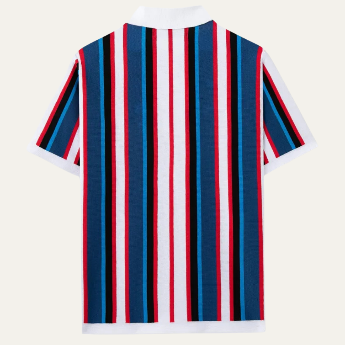 The San Gimignano Men’s Retro Striped Knit Trendy Polo Shirt