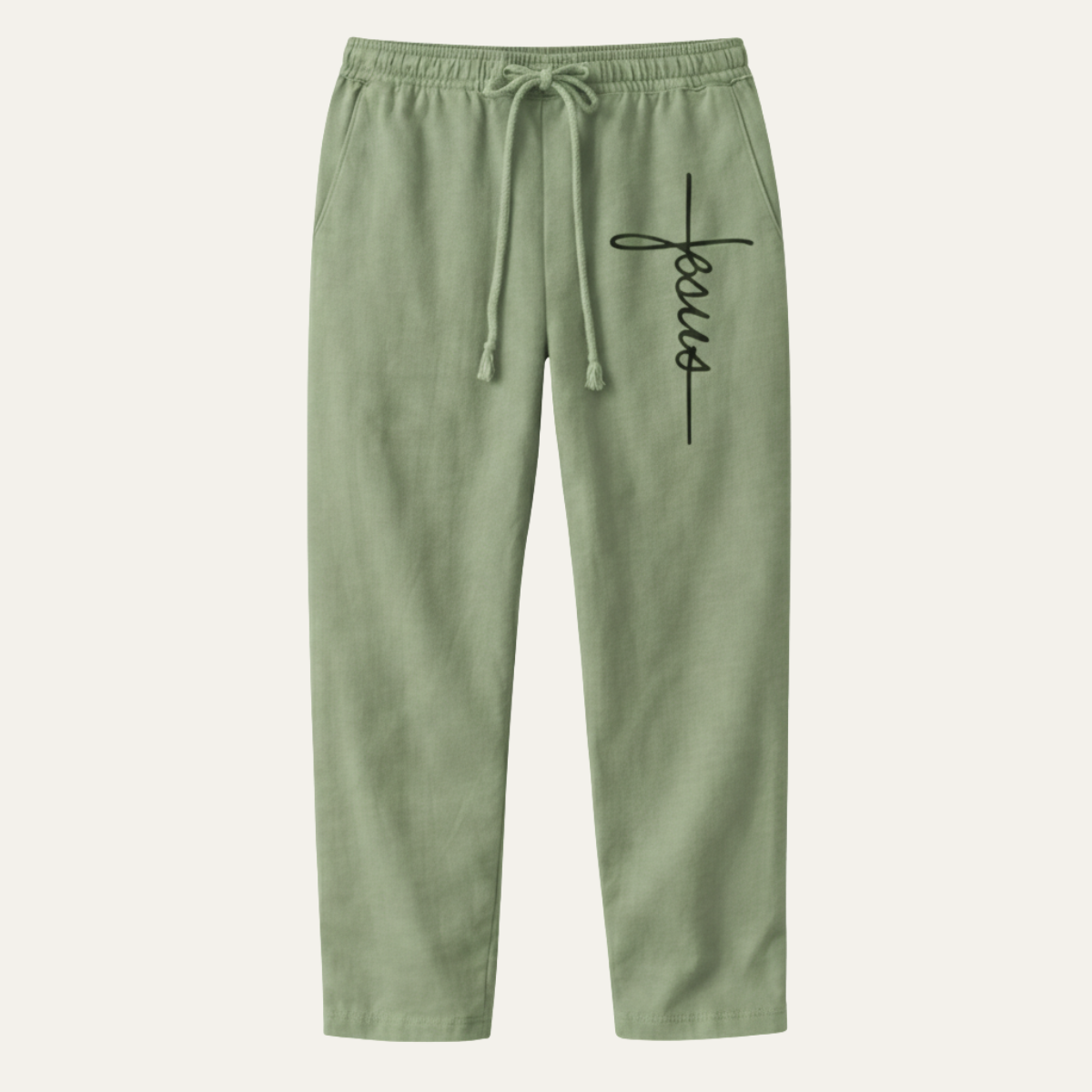 The Cedarbrook Men’s Breathable Relaxed Fit Linen Wide Leg Drawstring Pants