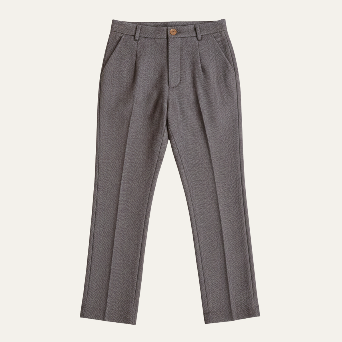The Hawkington Men’s Vintage Wool Herringbone Straight Leg Pants