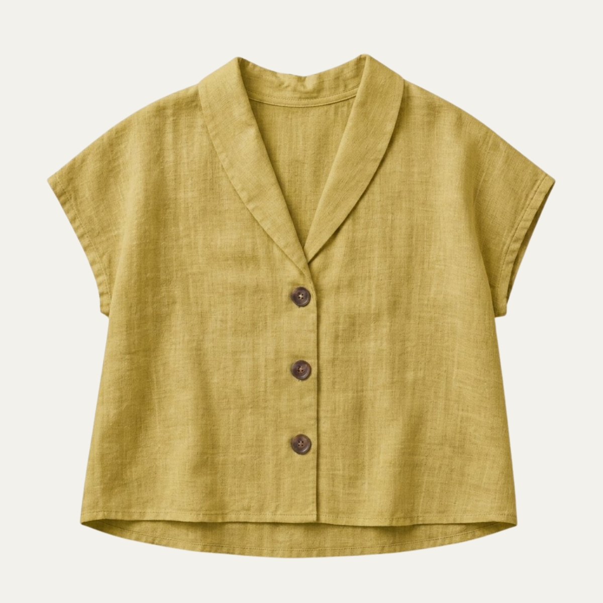 Elegant Linen Summer Top