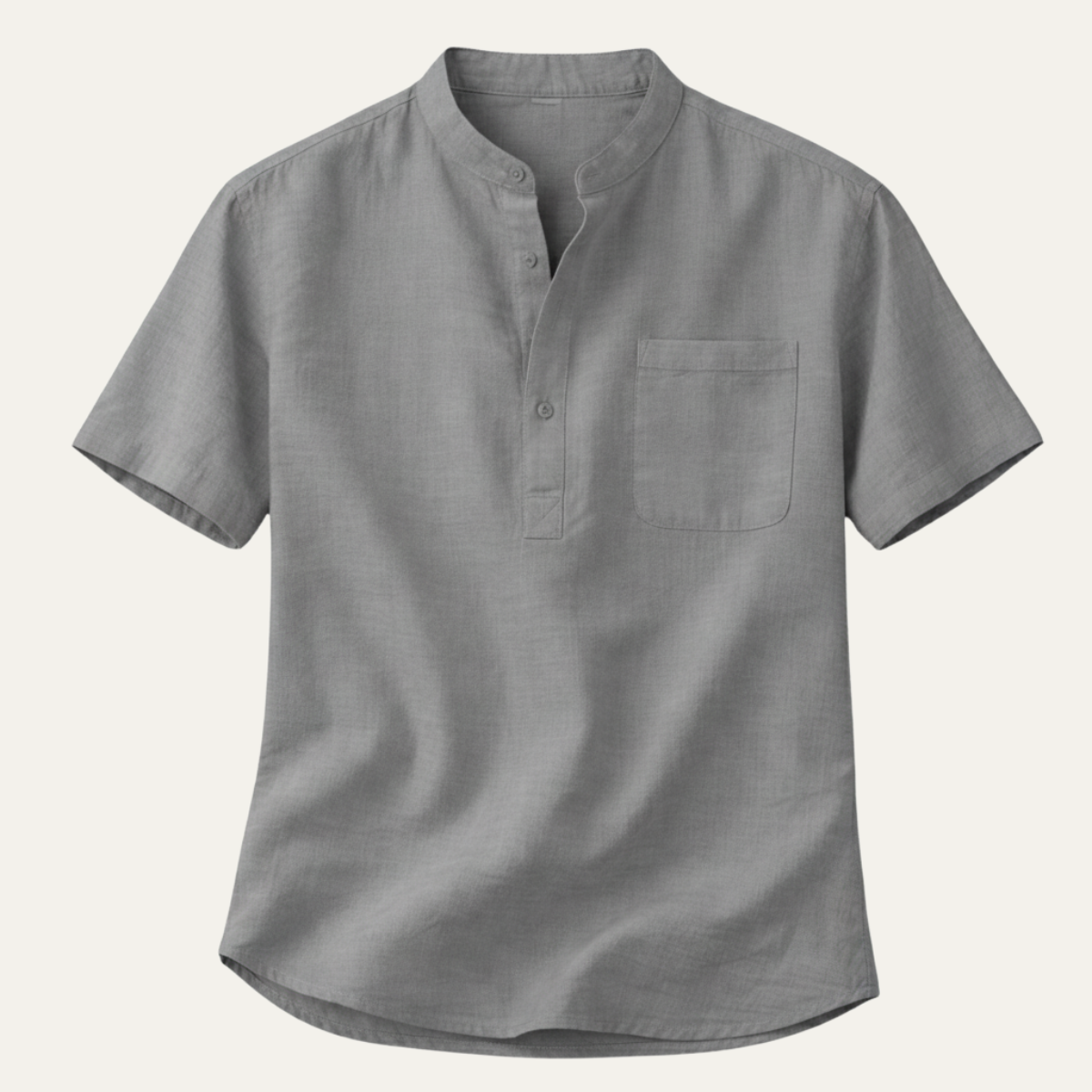 The Sardinia Men’s Casual Linen Henley Summer Shirt