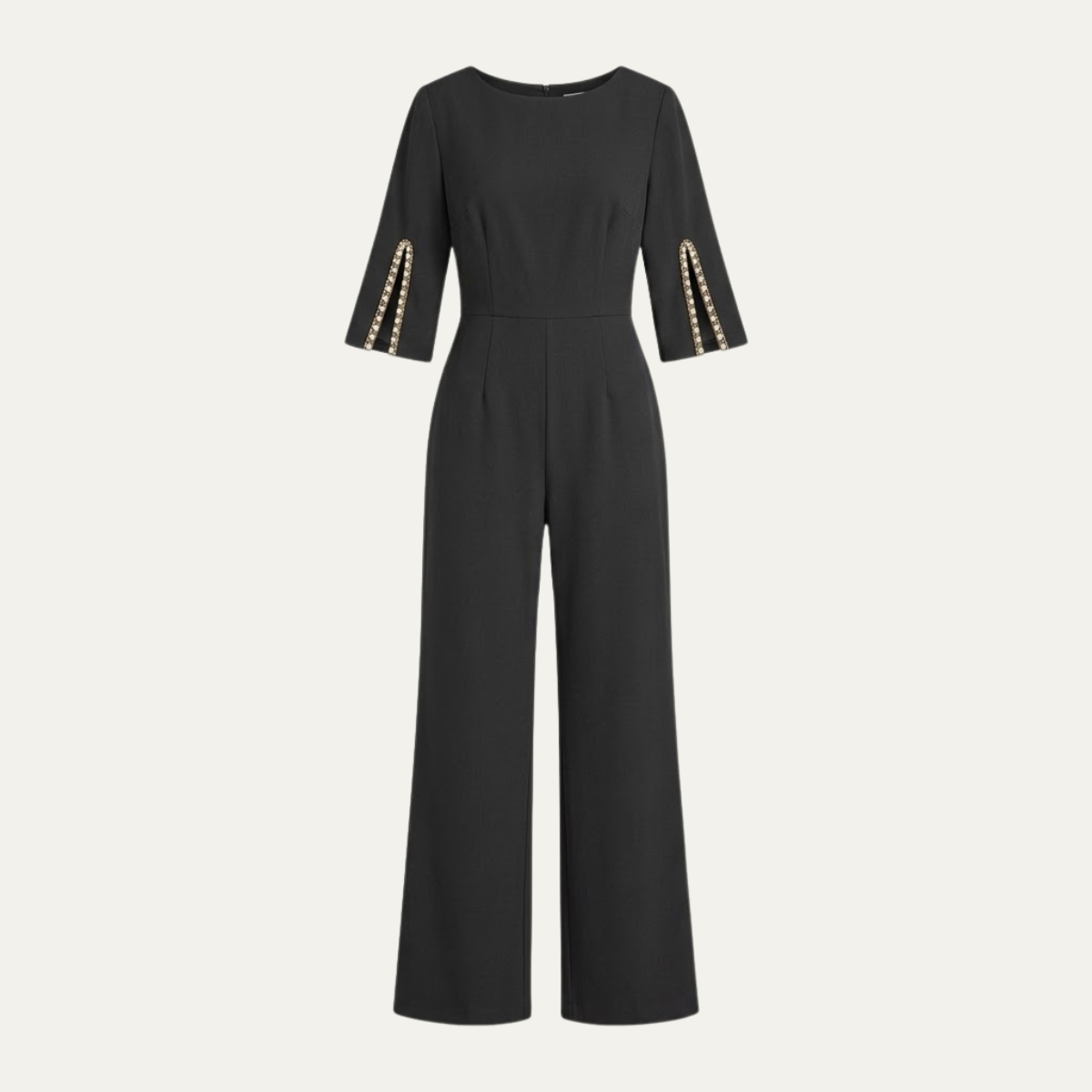 Women's Elegant Tailored Wide Leg Jumpsuit