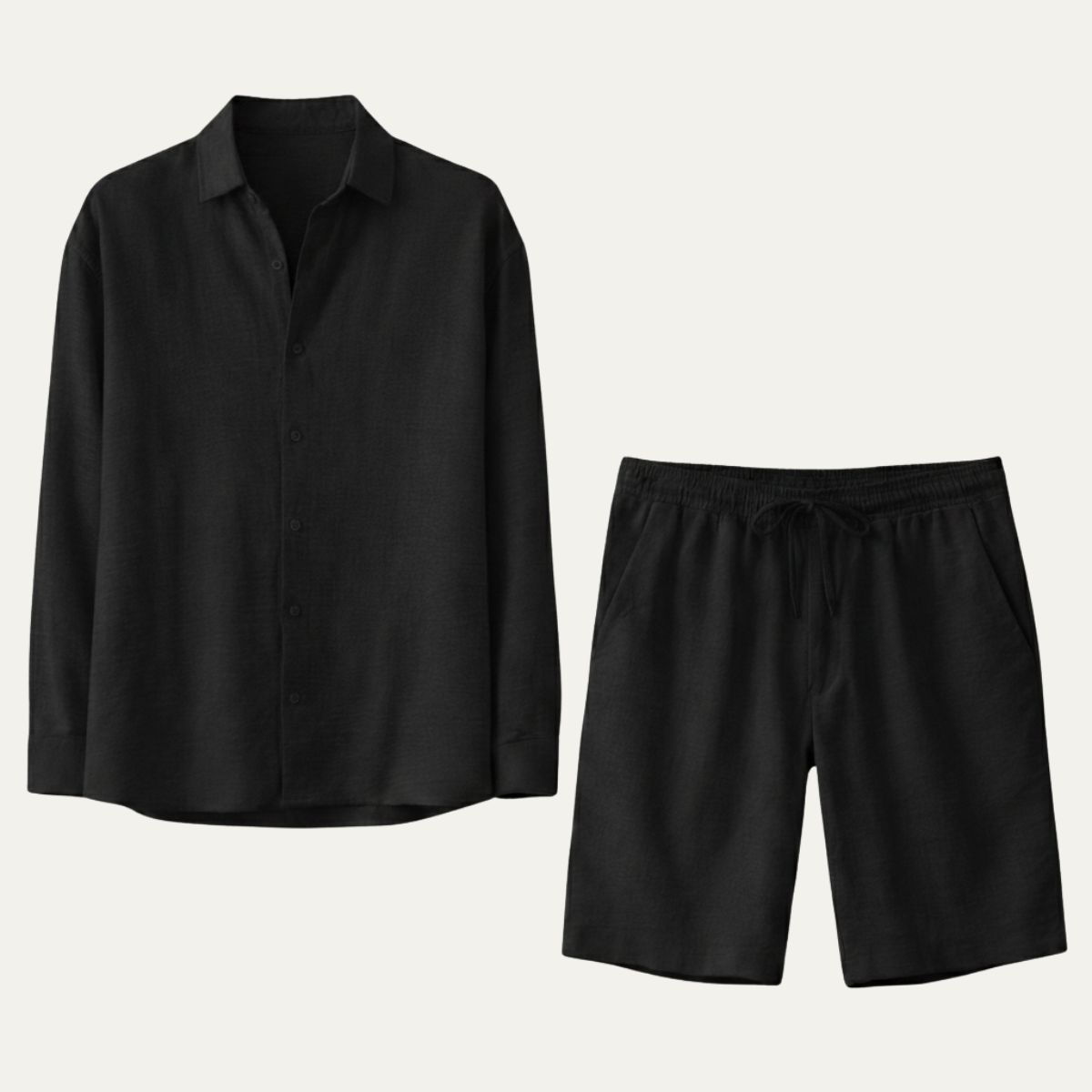 The Brighton Men’s Relaxed Oversized Linen Button Up Shirt