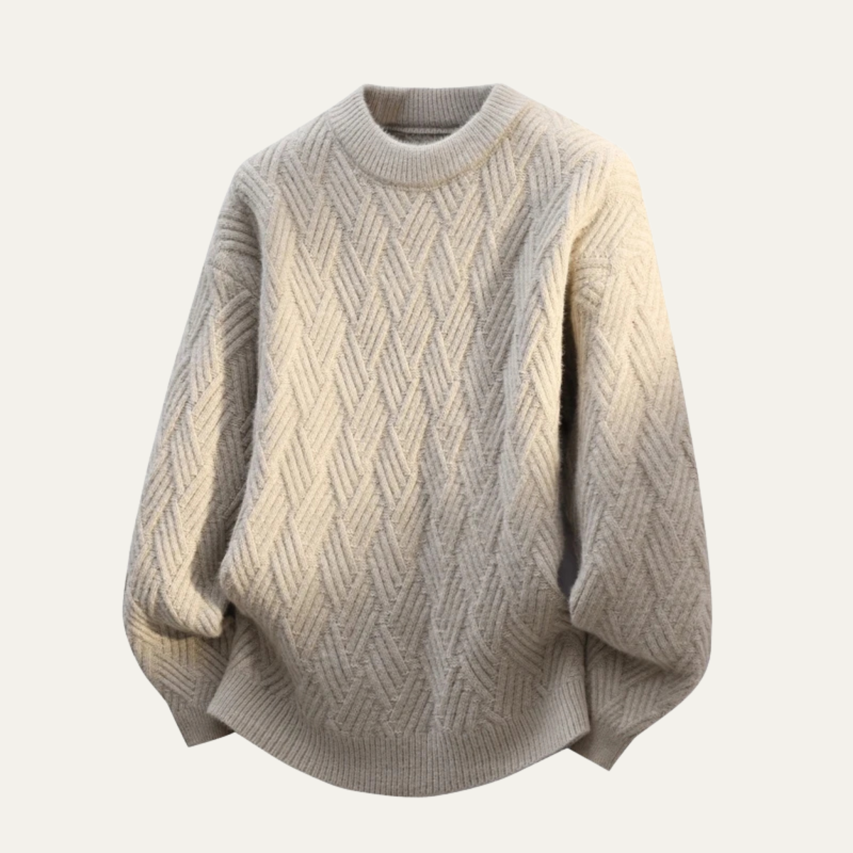 The Lakefield  Men’s Casual Soft O Neck Warm Knitted Sweater
