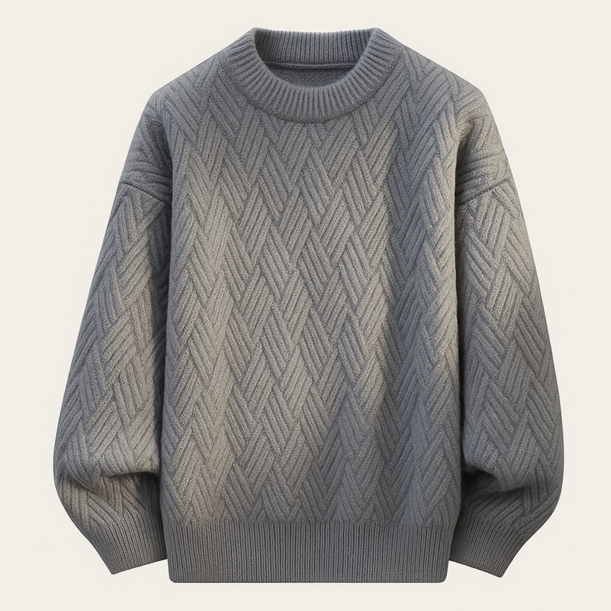 The Lakefield  Men’s Casual Soft O Neck Warm Knitted Sweater