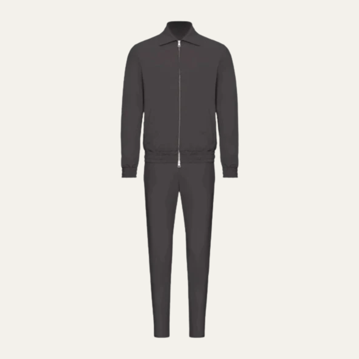The Platinum Gray Luxury Men’s Modern Co Ord Lounge Wear Set