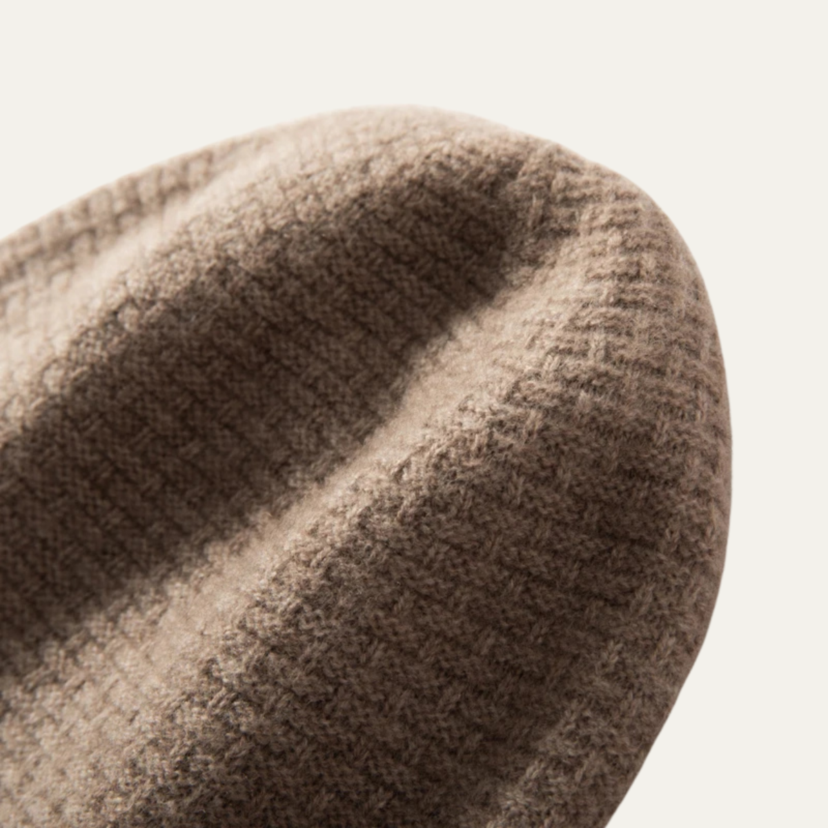 The Westbury Trendy Ribbed Knit Cashmere Beanie