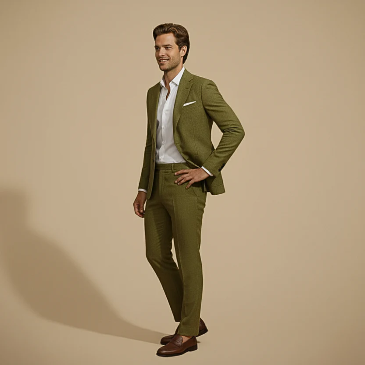 The Biella Men's Tailored Two Piece Suit