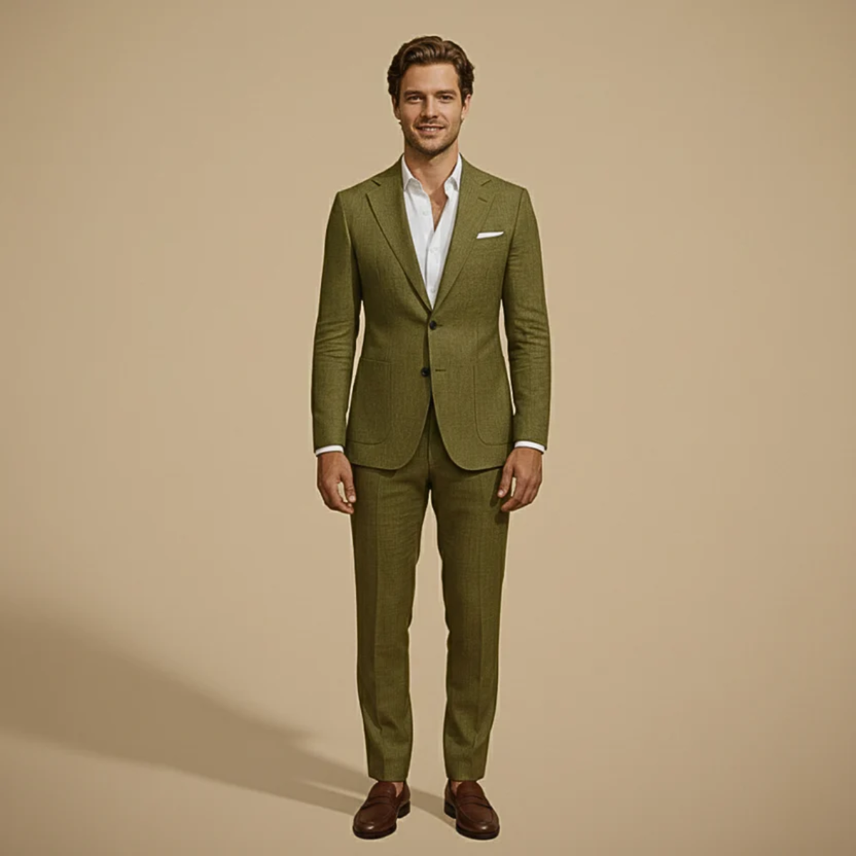 The Biella Men's Tailored Two Piece Suit