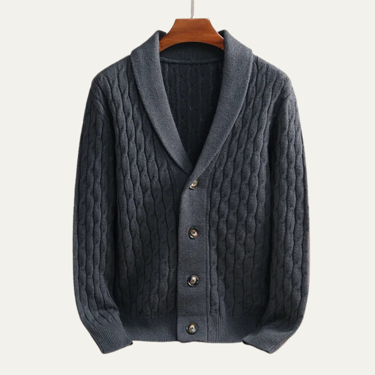 The Catanzaro Men's Trendy Knitted V Neck Cardigan