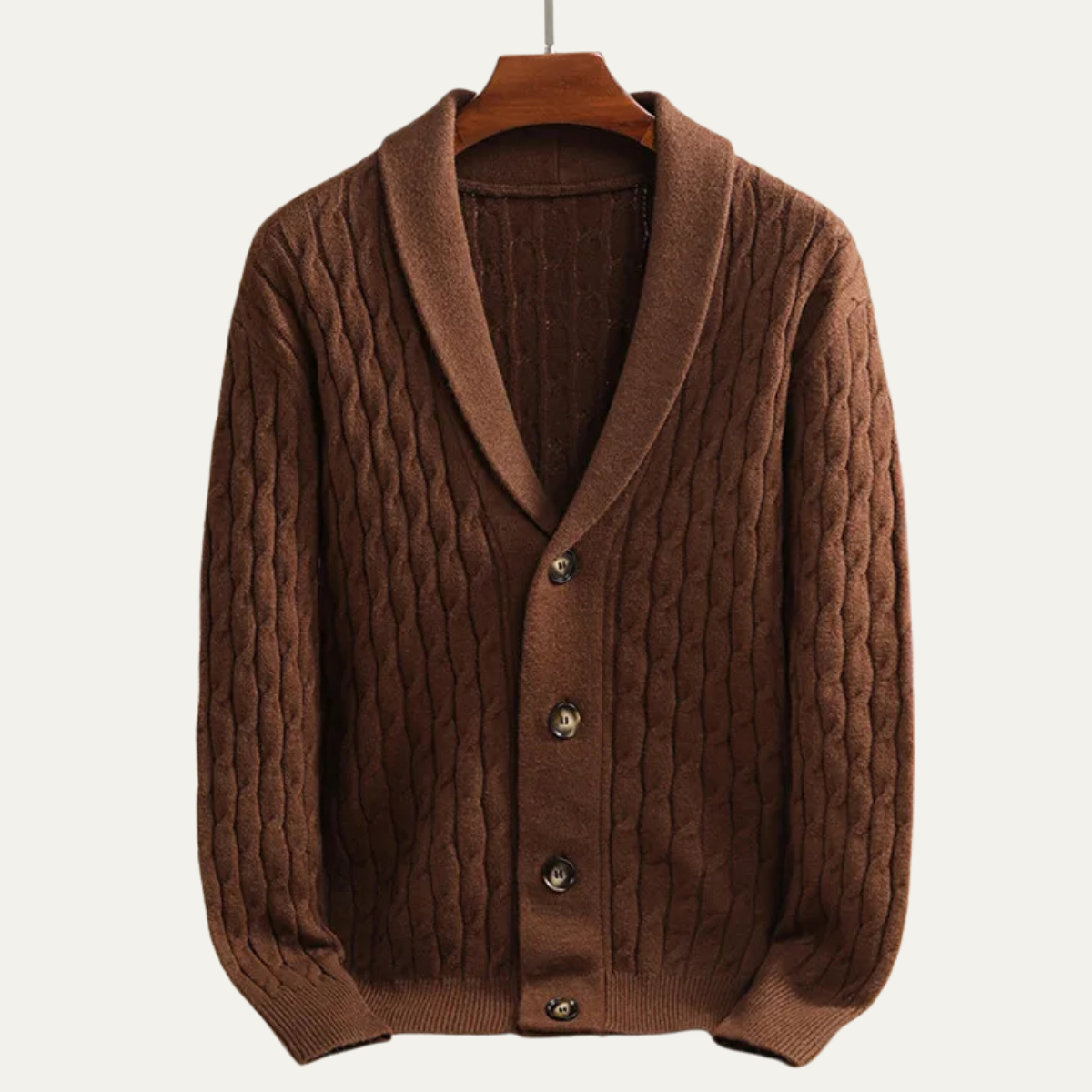 The Catanzaro Men's Trendy Knitted V Neck Cardigan