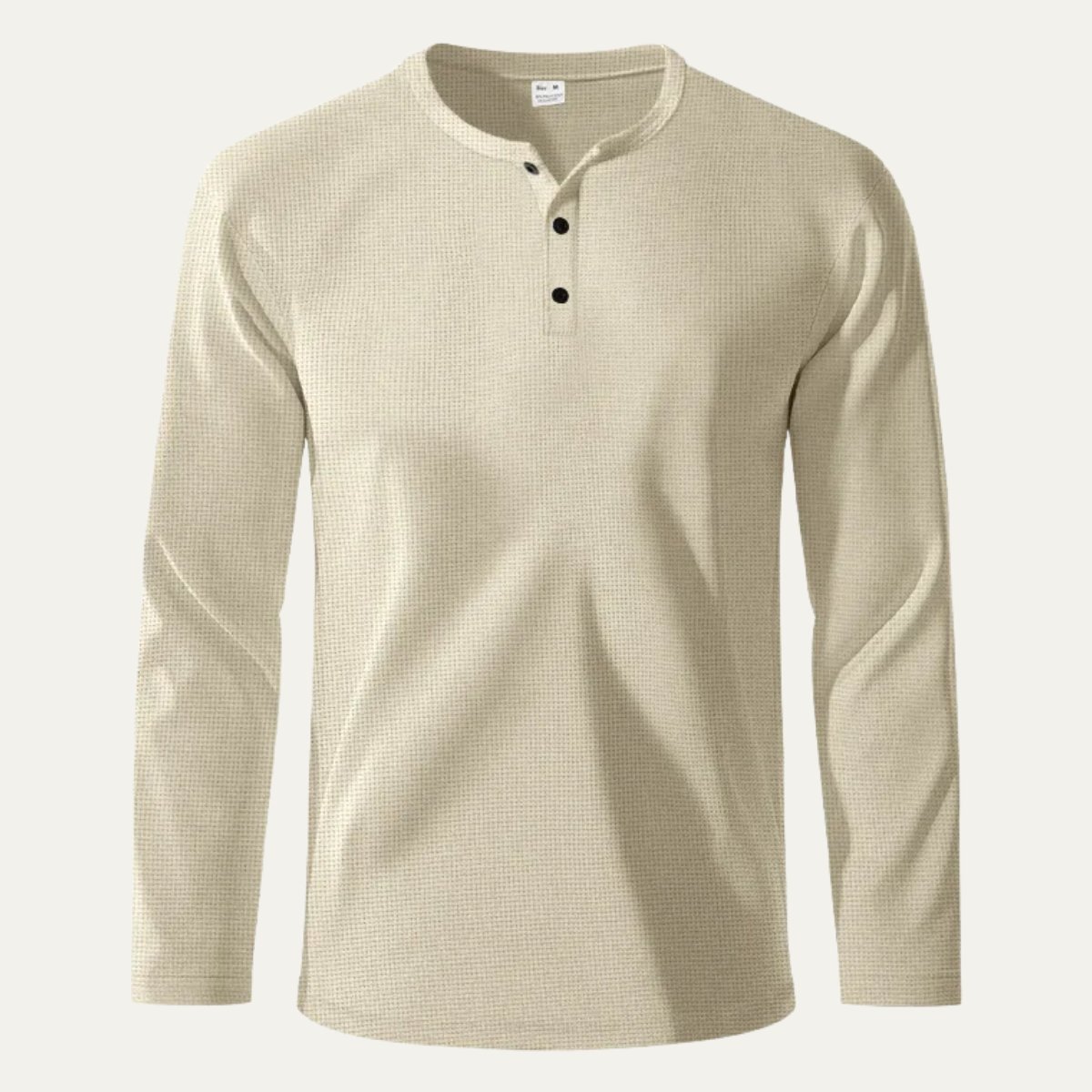 The Pinecrest Creek Men’s Casual Waffle Henley Thermal Shirt