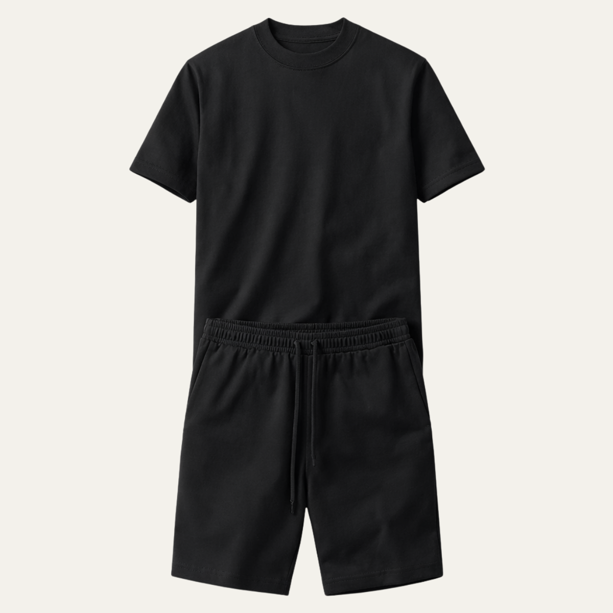 The Brookmere Men’s Cotton Casual T Shirt &amp; Shorts Set