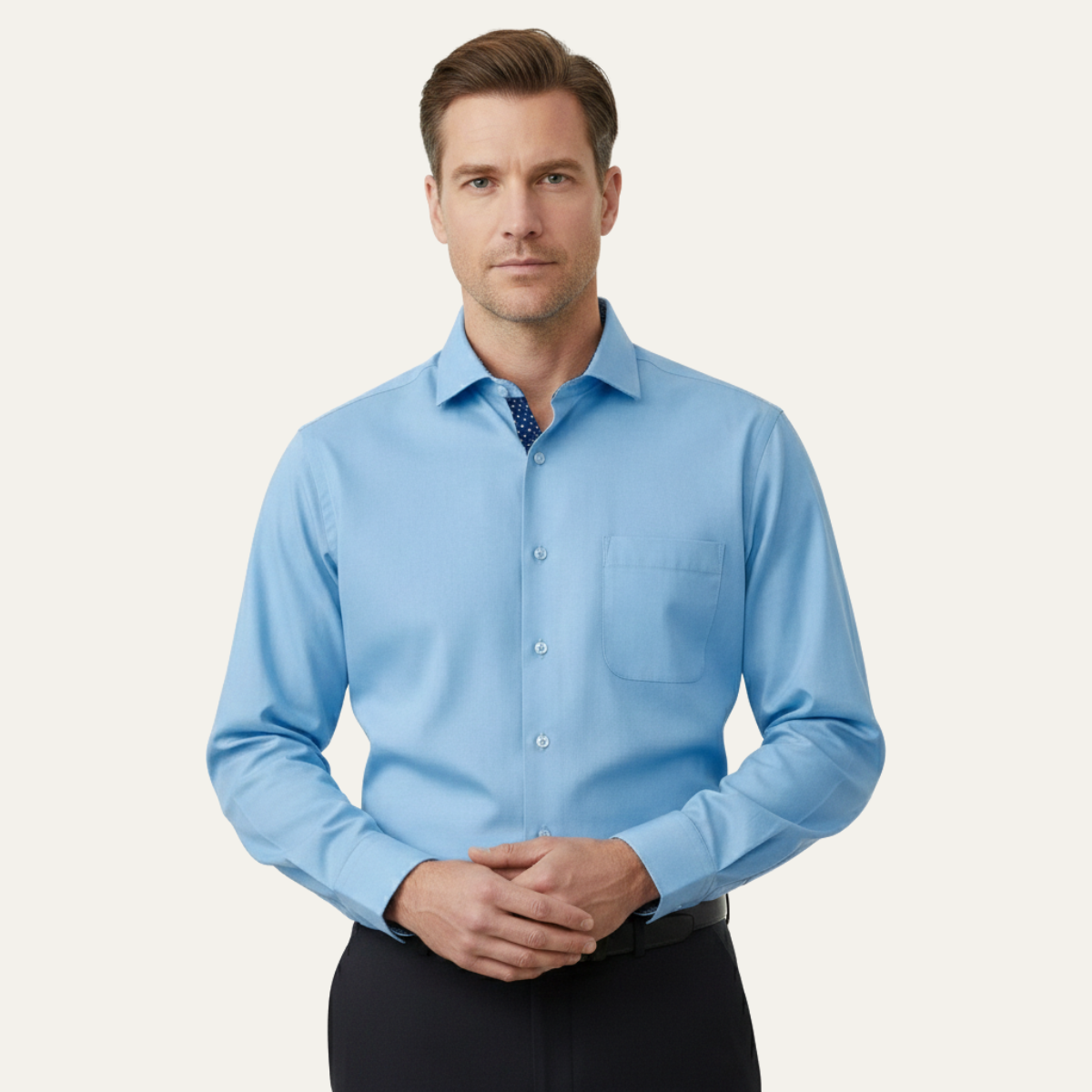 The Kentmere Men’s Trendy Slim Fit Stretch Dress Shirt