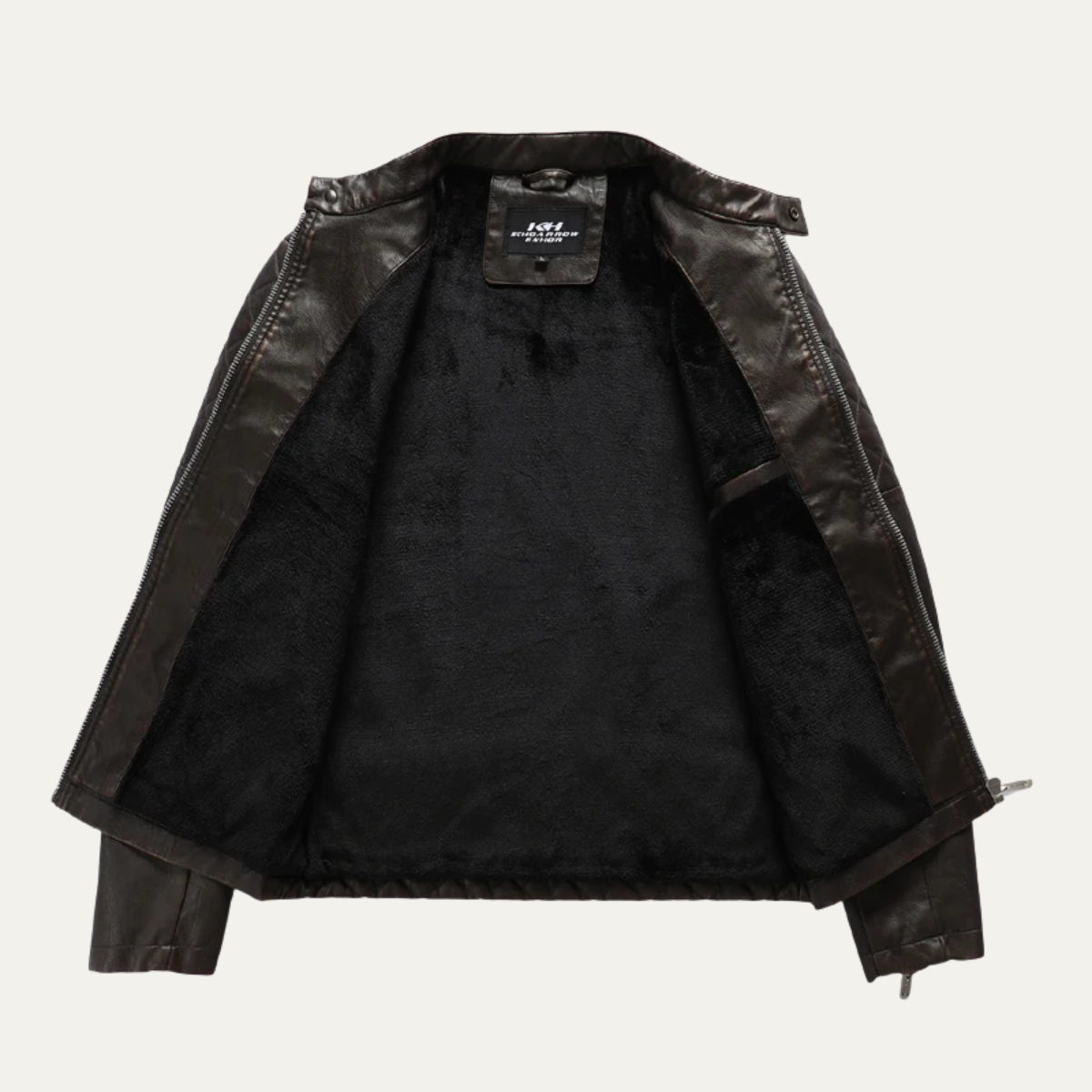 The Broadmoor Men’s Slim Fit Stylish Biker Leather Jacket