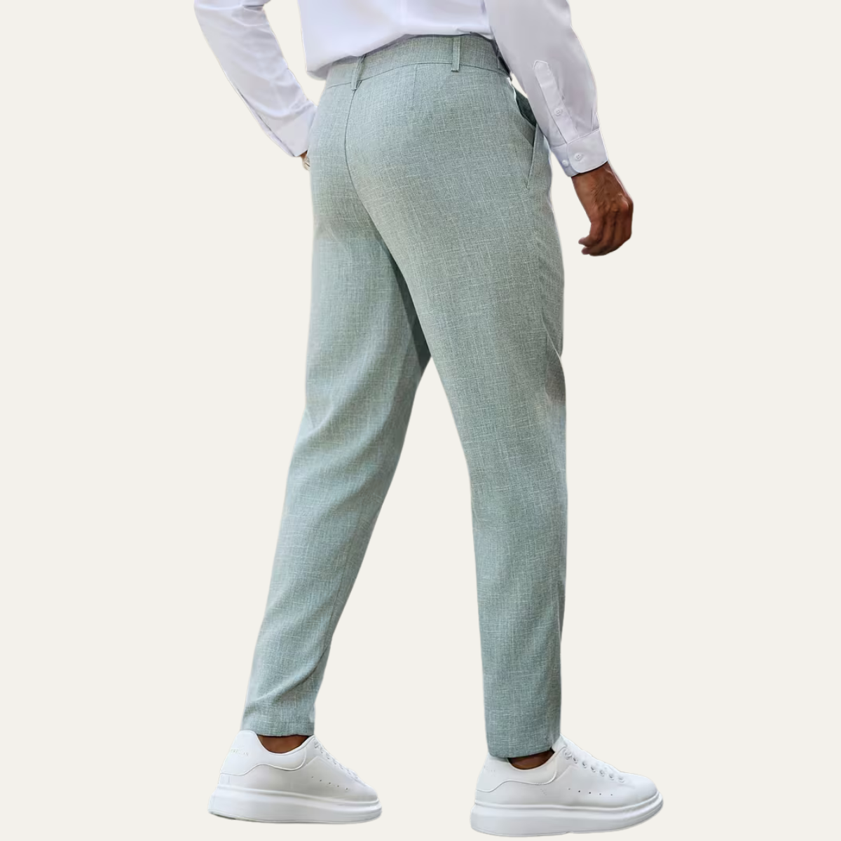 The Brisbane Men’s Tailored Casual Dress Pants with Pleated Details