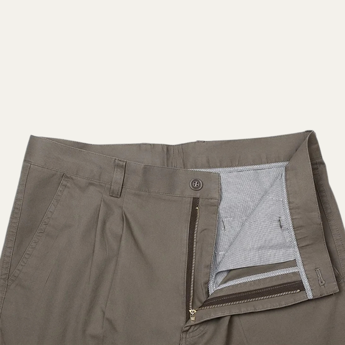 The Montfield Men’s Double Pleated High Waist Straight Leg Pants