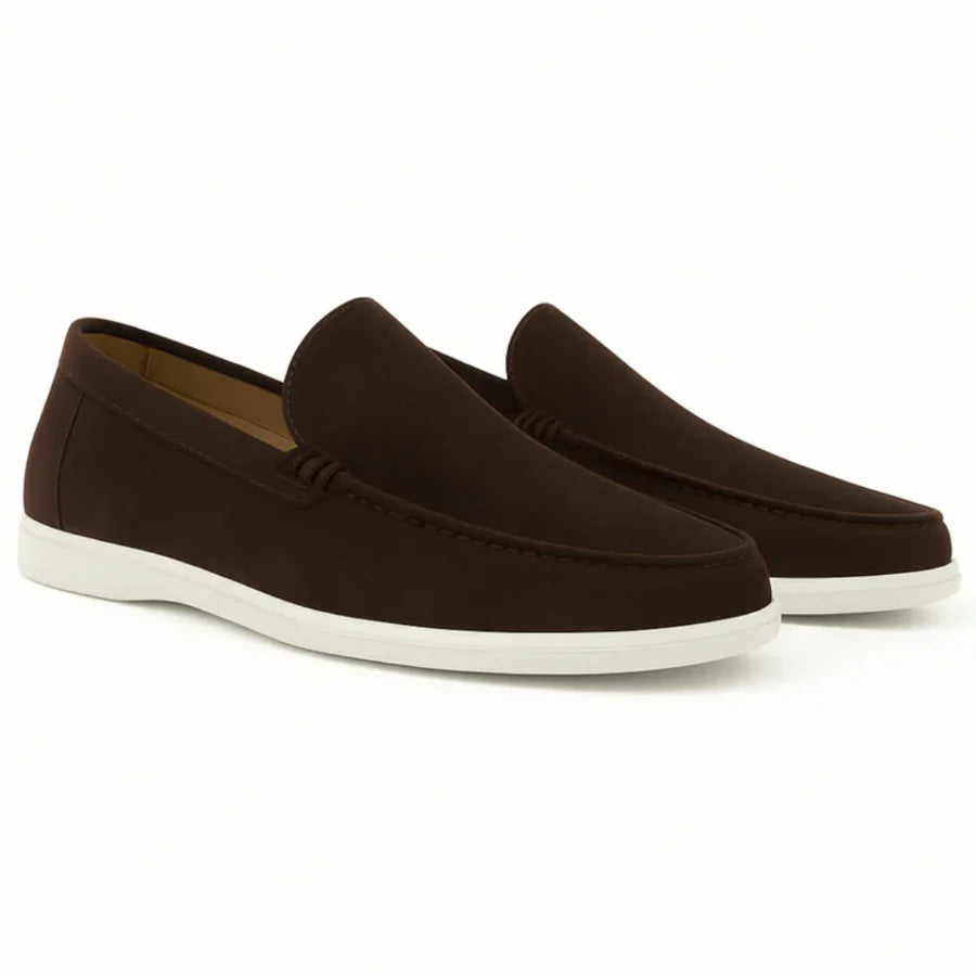 The Saturnia Men's Elegant Suede Slip On Loafers