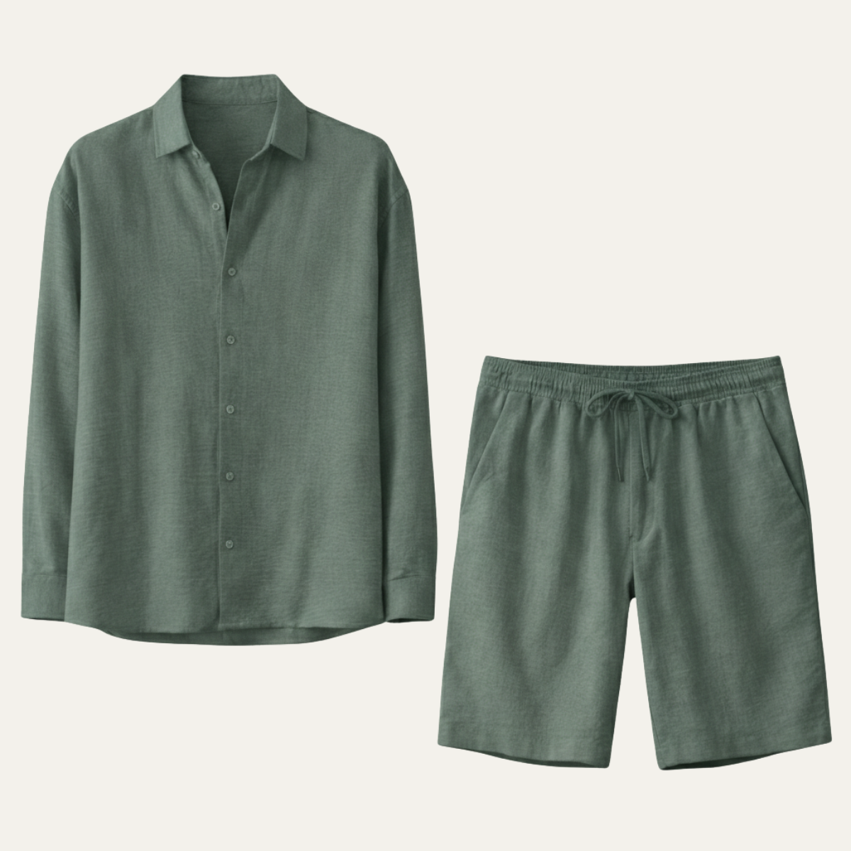 The Brighton Men’s Relaxed Oversized Linen Button Up Shirt