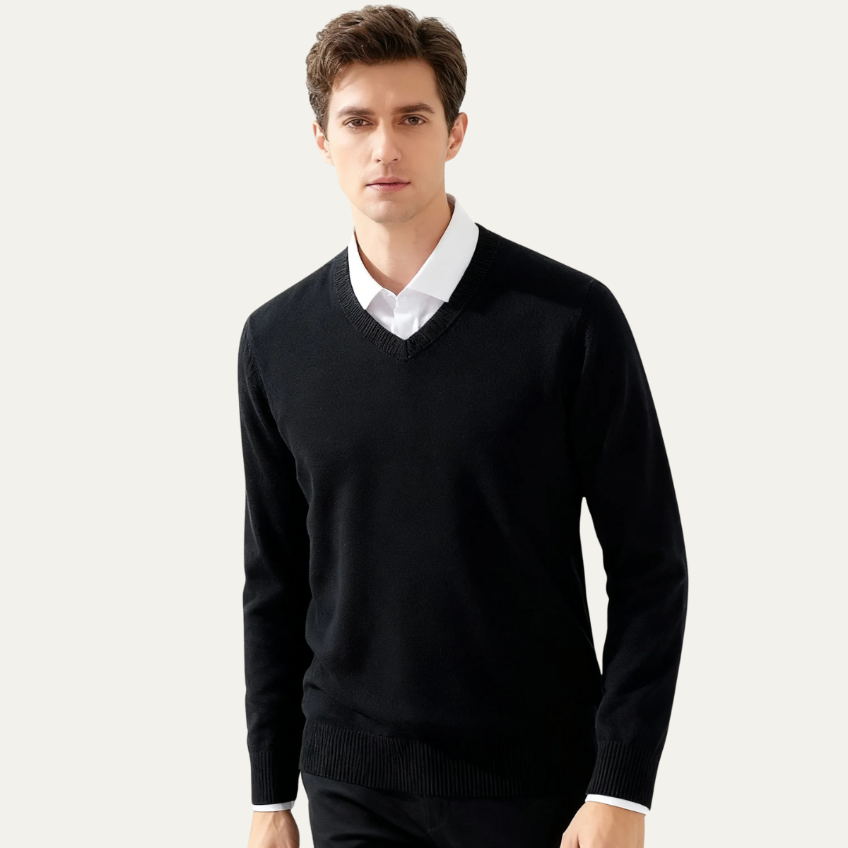 The Brambleton Sweater – Men's 100% Soft Luxury Wool Knit Sweater