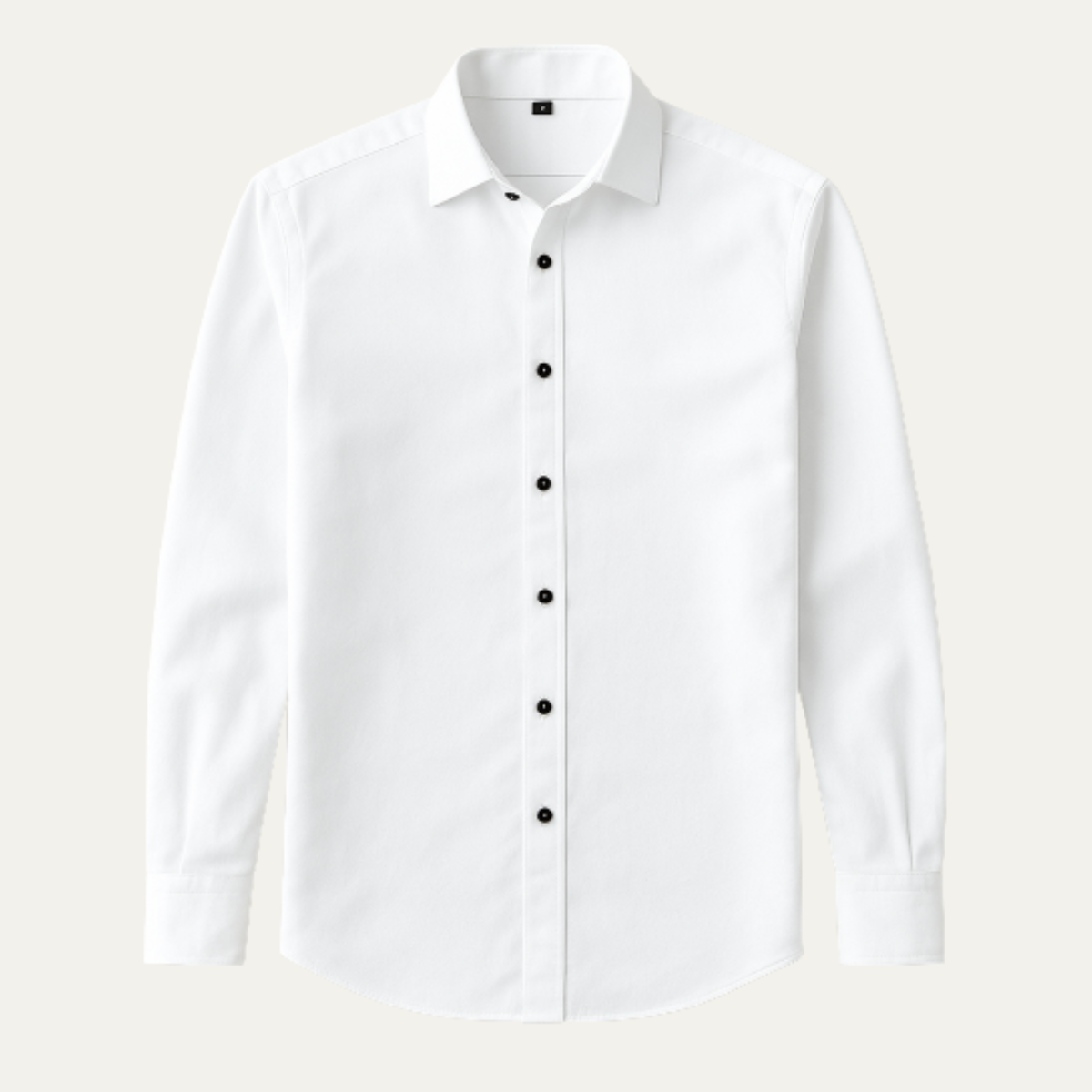 The Ashford Linen Shirt – Tailored Shirt with Contrast Buttons for Men
