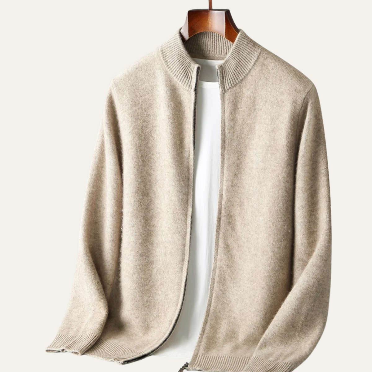 The Oldmarket Sweater – Men's 100% Soft Luxury Wool Knit Cardigan