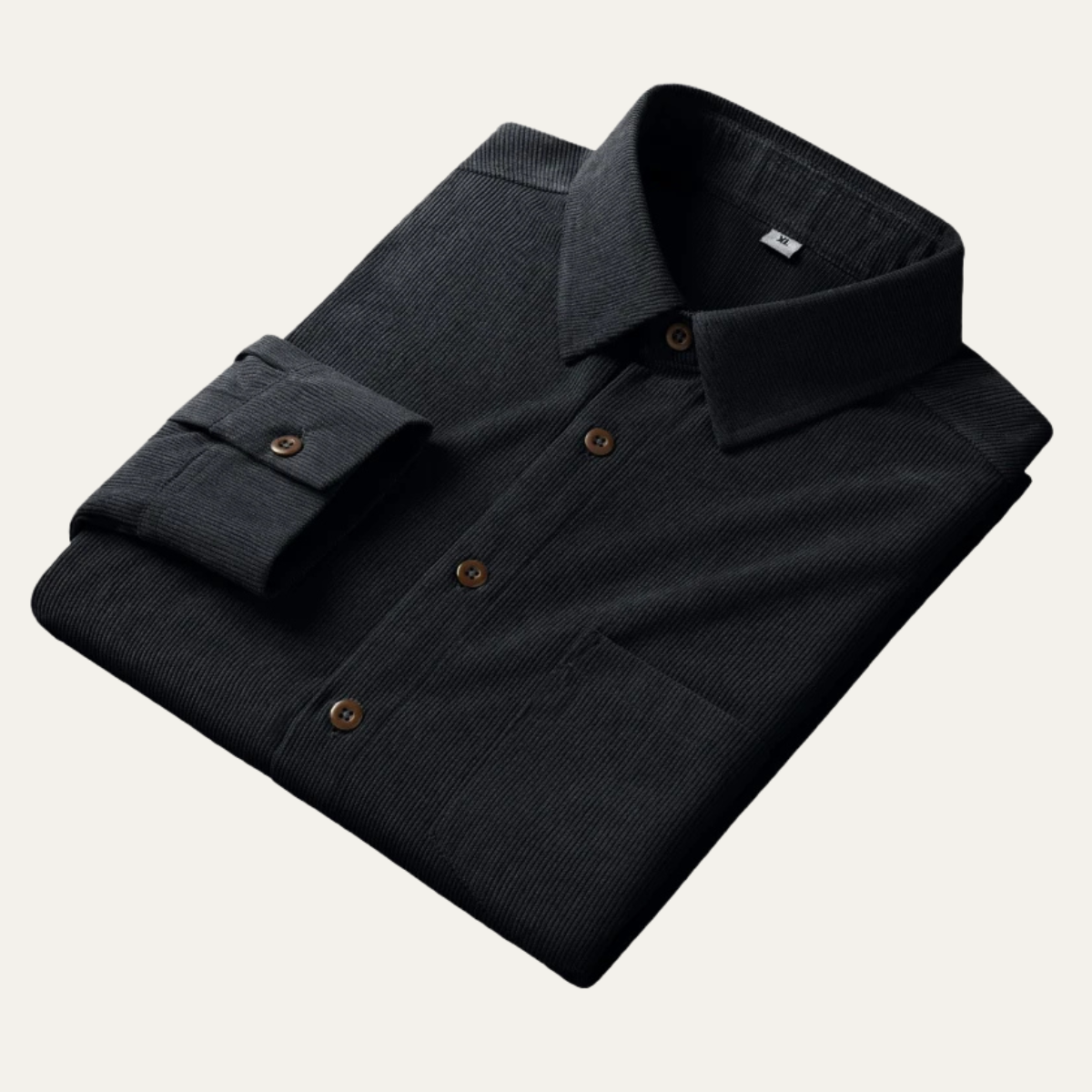 The Appenzell Men’s Solid Color Casual Corduroy Shirt