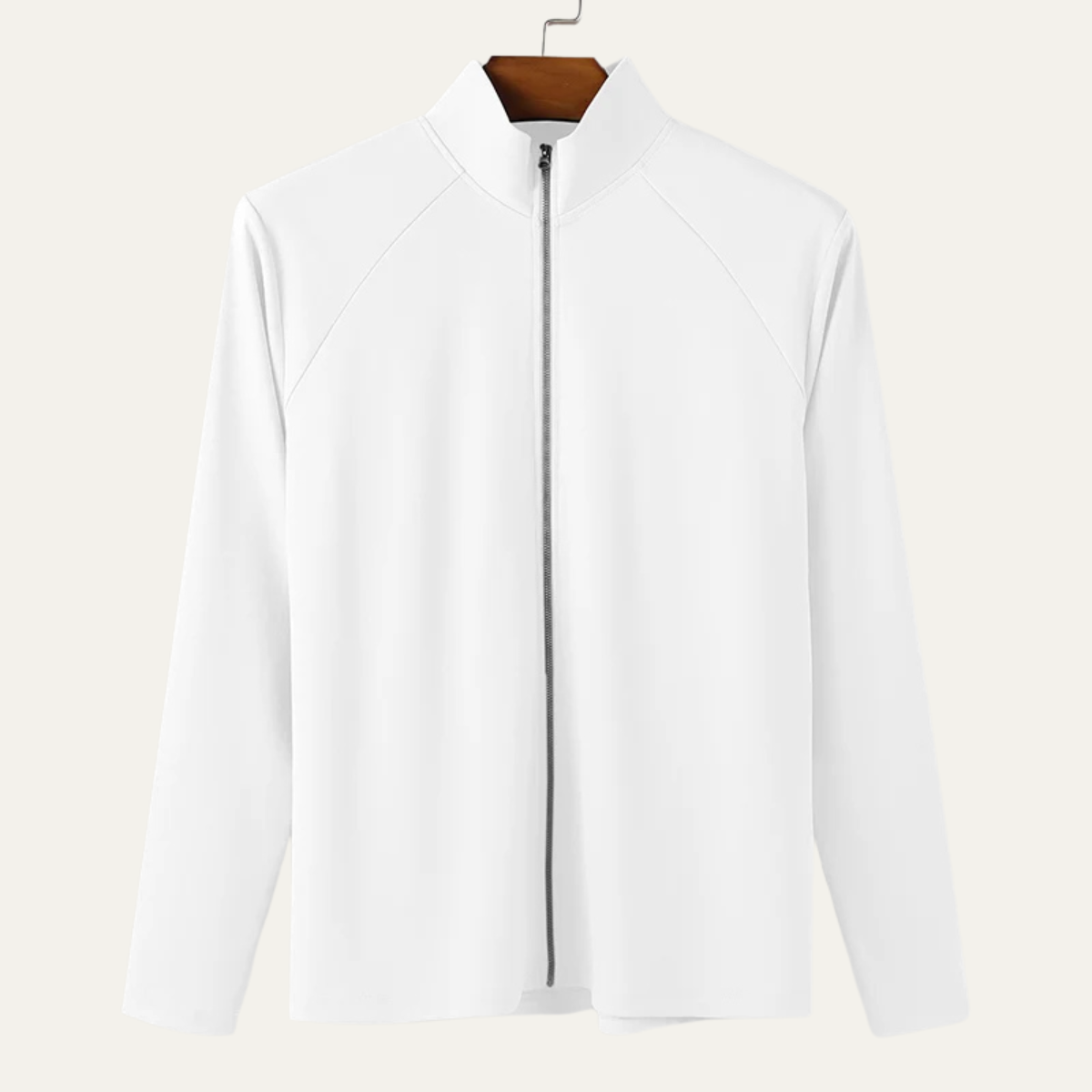 The Sassari Men’s Slim Fit Zip Up Casual Turtleneck Shirt