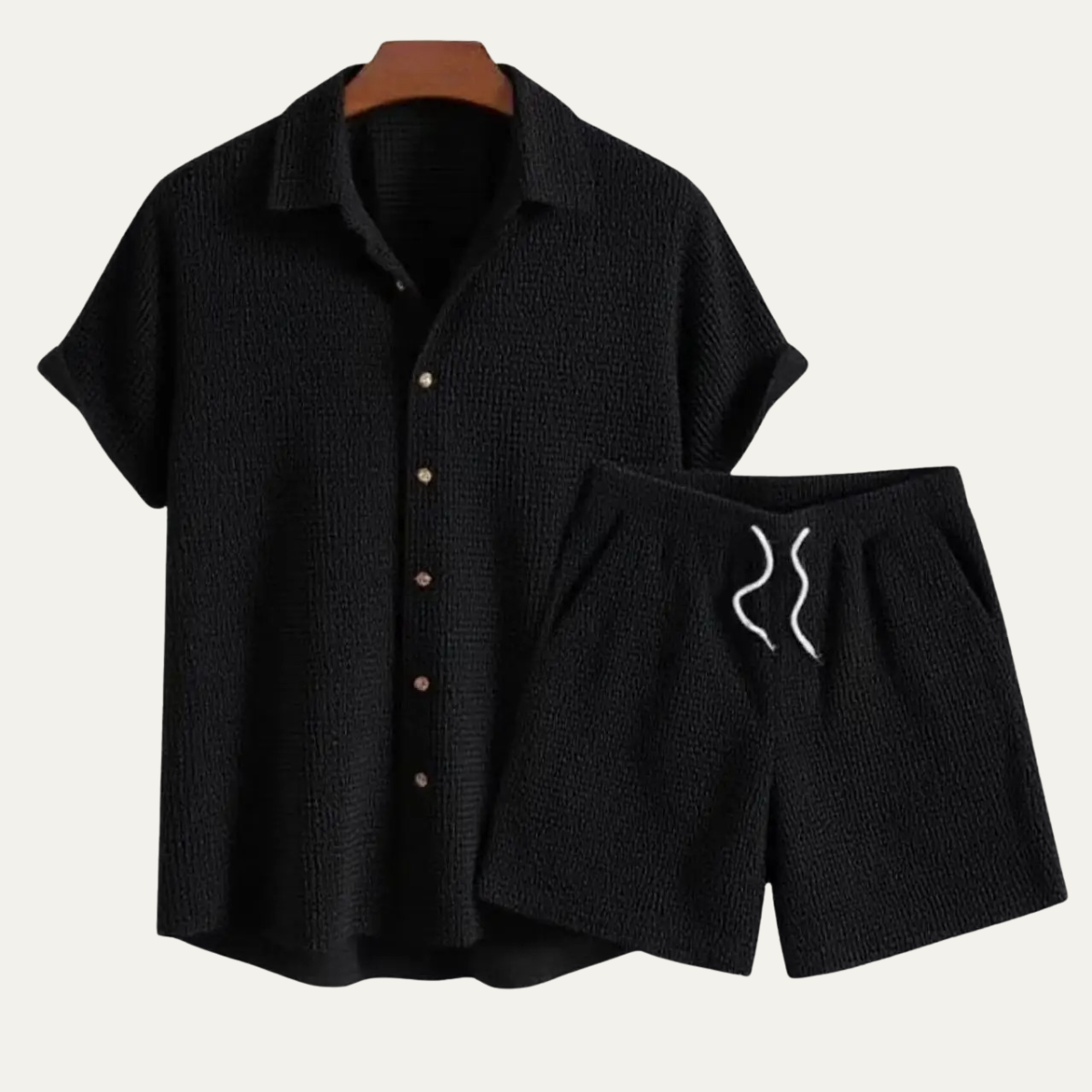 The Longview Men’s Summer Casual Set Shirt & Shorts