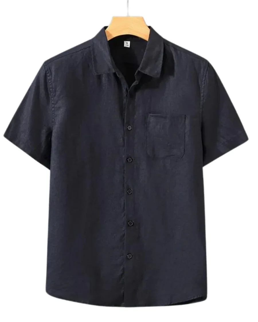 The Marin Men's Classic Linen Button Up Shirt