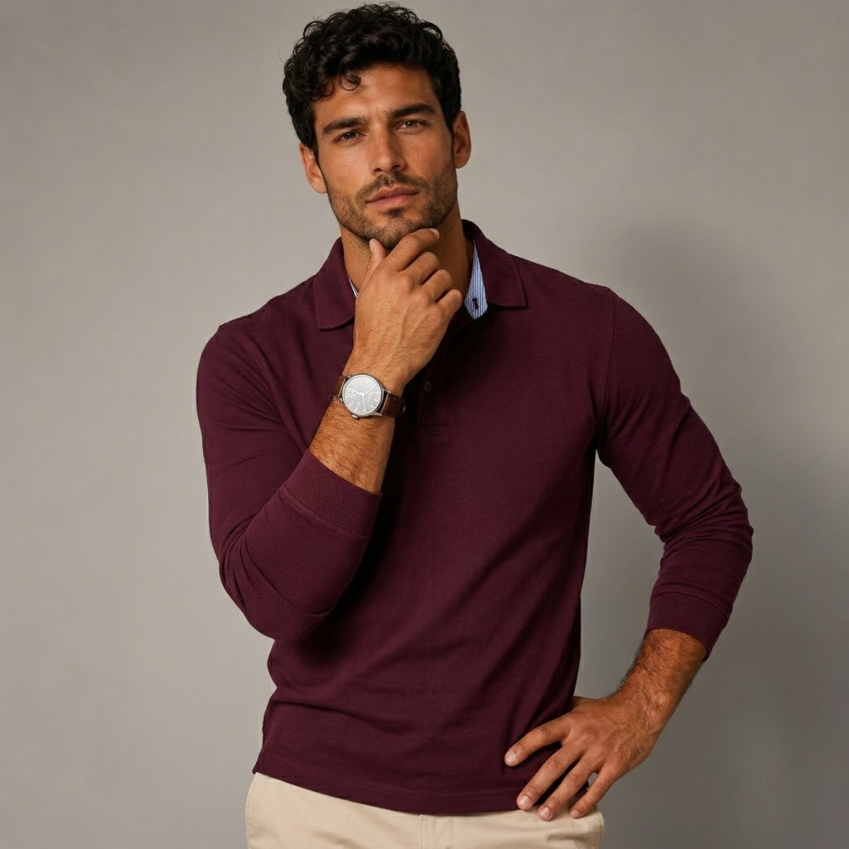 The Amalfi Men’s Quick Dry Trendy Polo Shirt