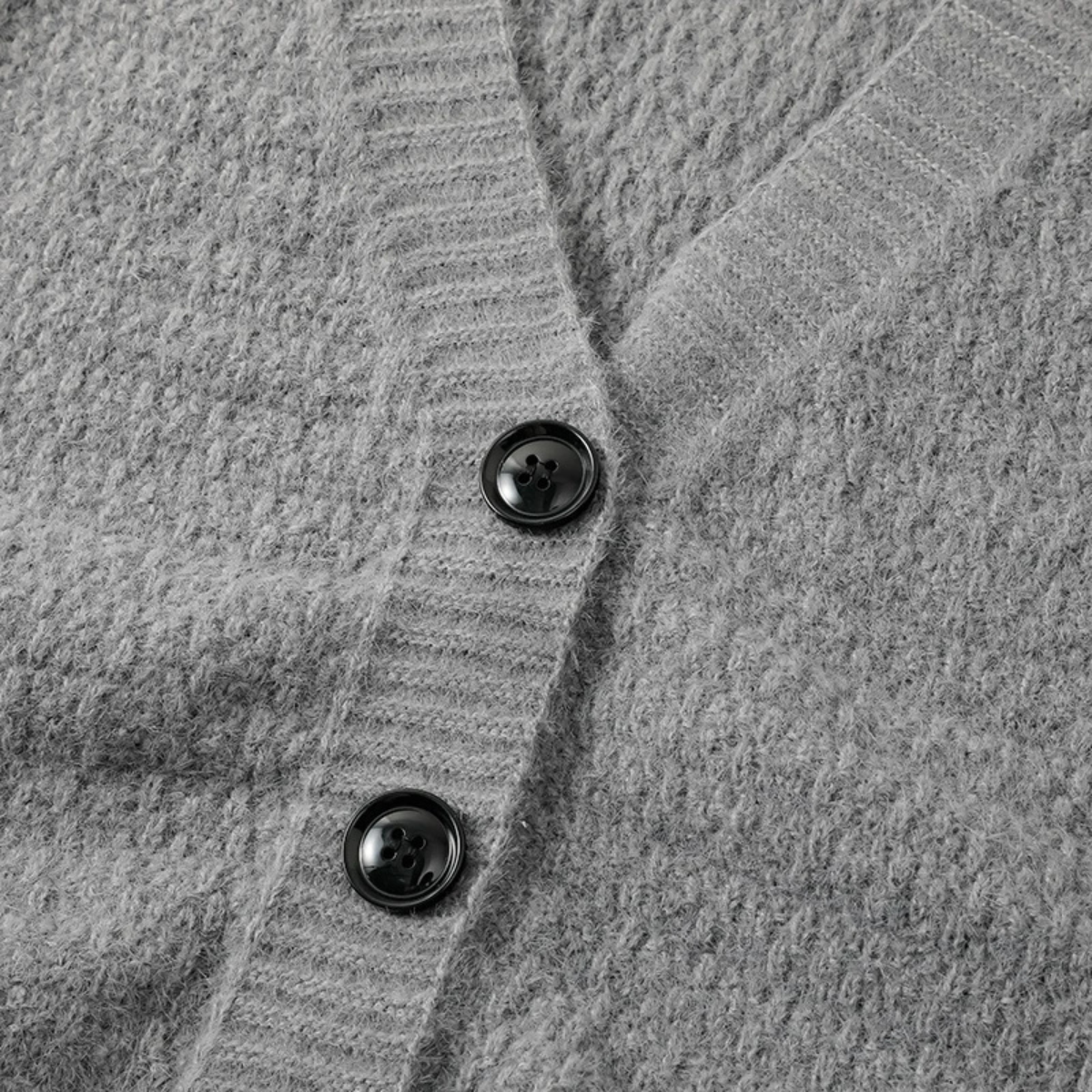 The Huxley Men’s Trendy Knitted Cardigan – Soft V Neck Button Down