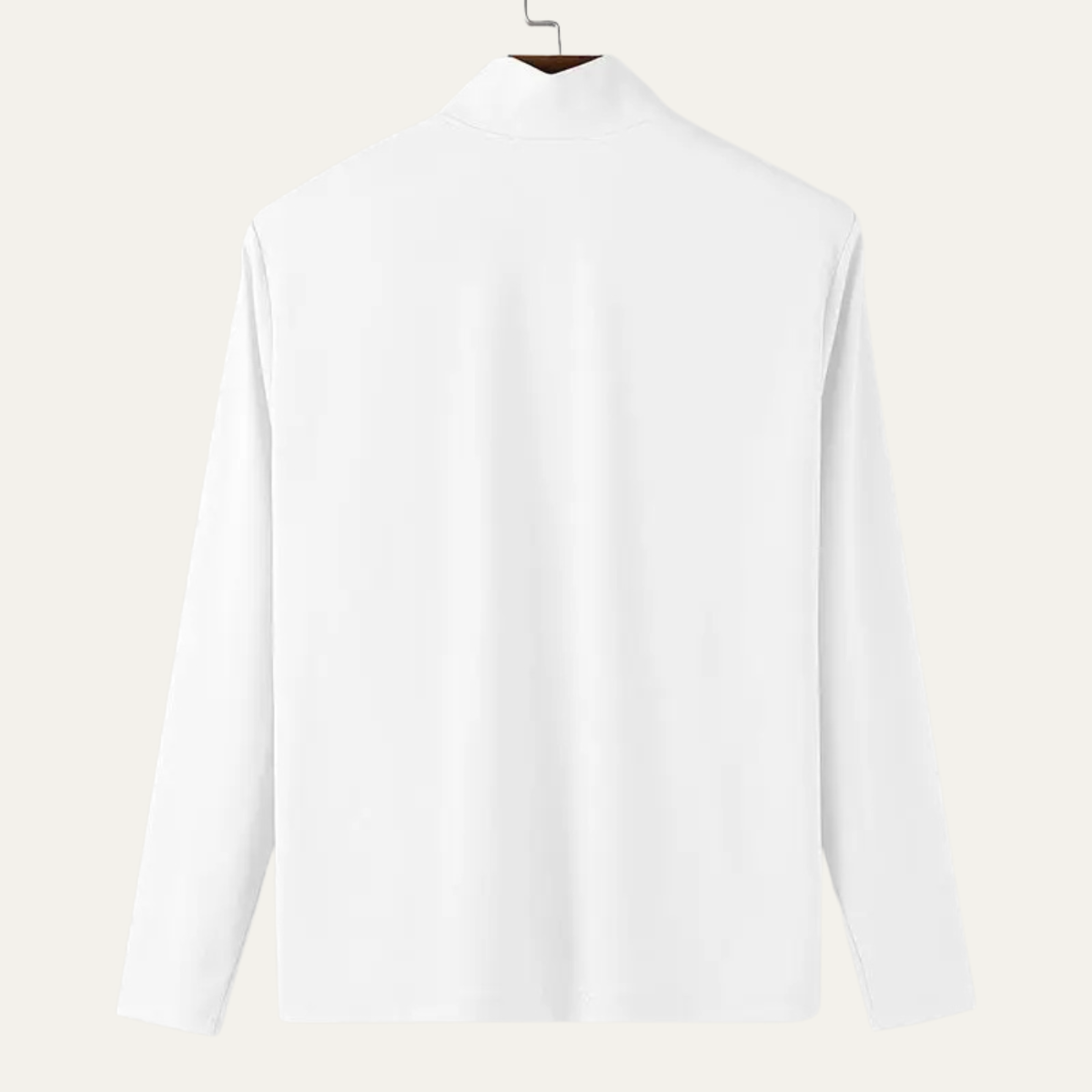 The Sassari Men’s Slim Fit Zip Up Casual Turtleneck Shirt