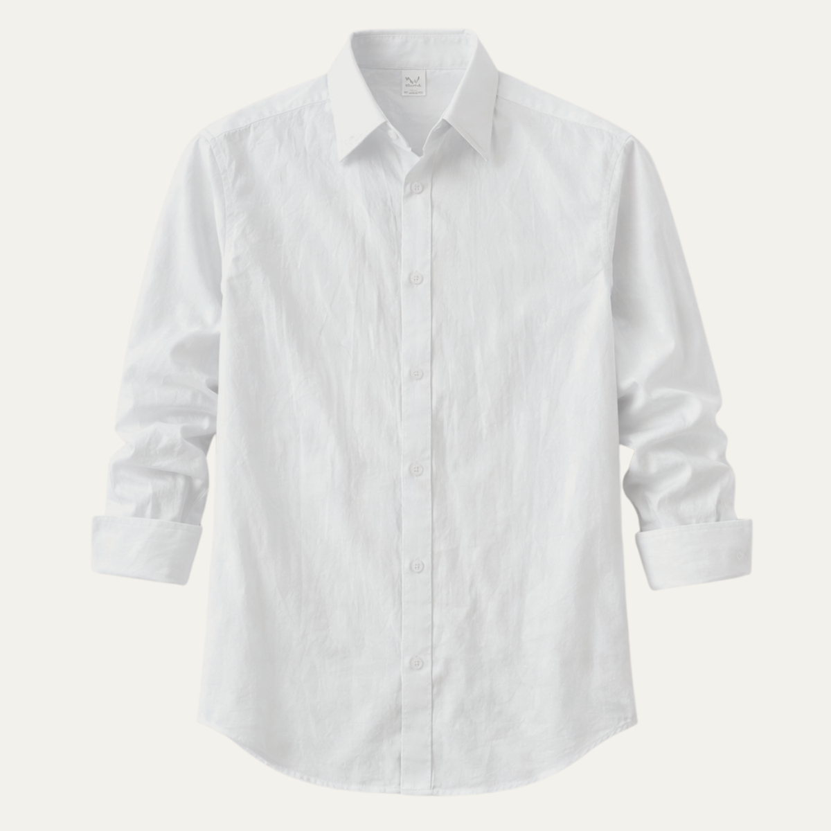 The Oristano Men’s 100% Linen Cotton Casual Dress Shirt