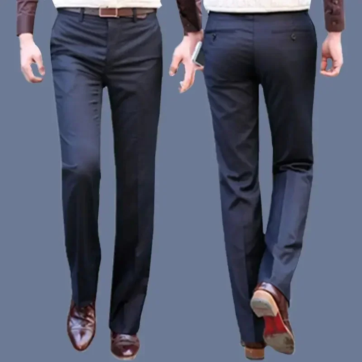The Monza Men’s Slim Fit Wrinkle Resistant Business Dress Pants