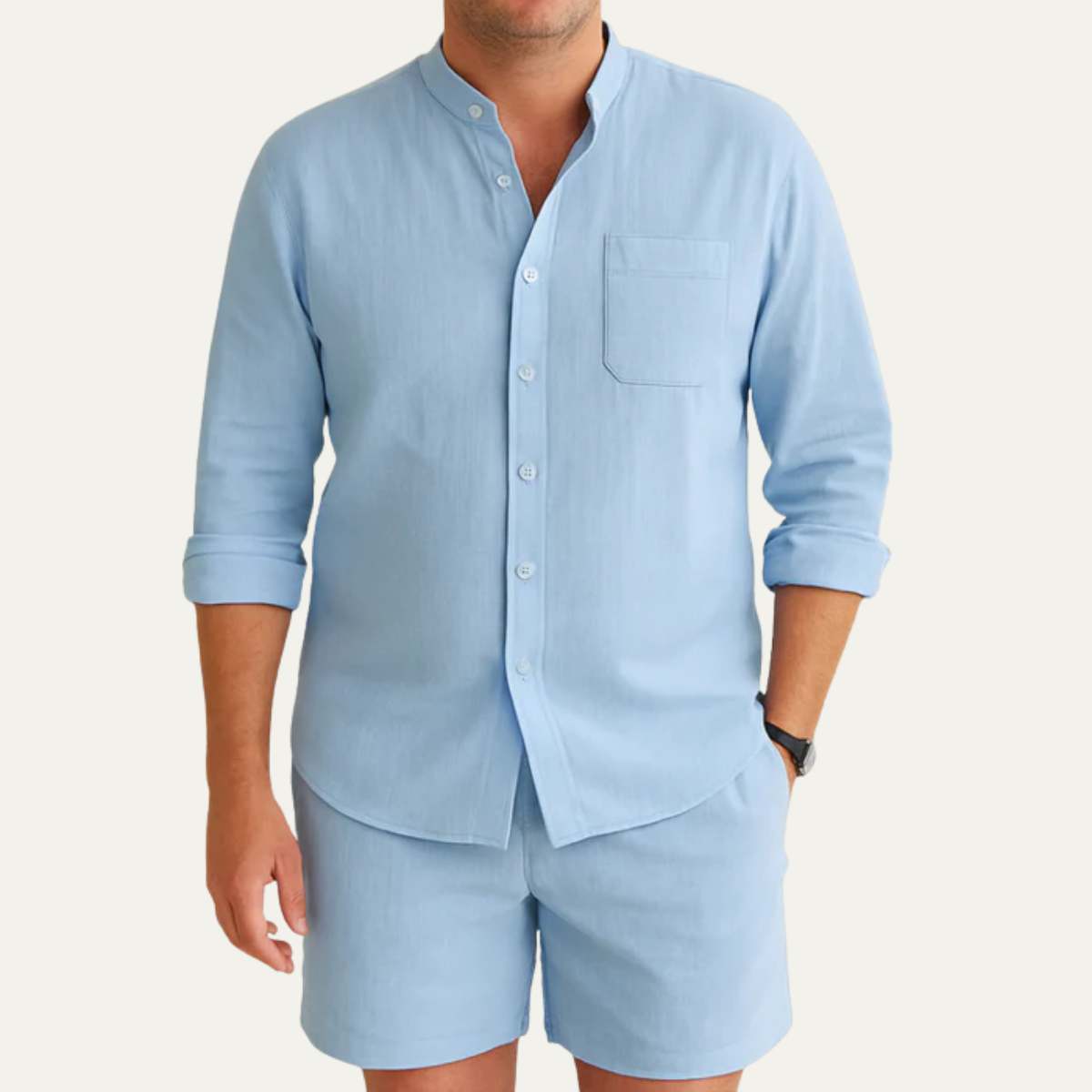 The Jesolo Men’s Summer Linen Matching Set