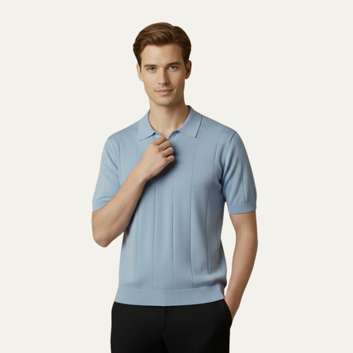 The Sondrio Men’s Short Sleeve Polo Shirt