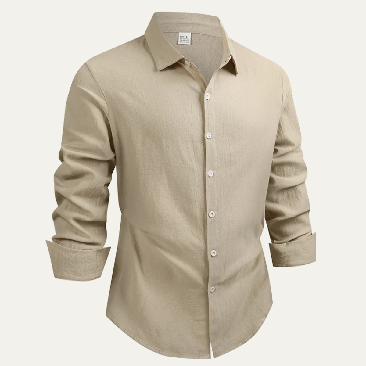 The Taormina Men’s 100% Linen Cotton Trendy Dress Shirt