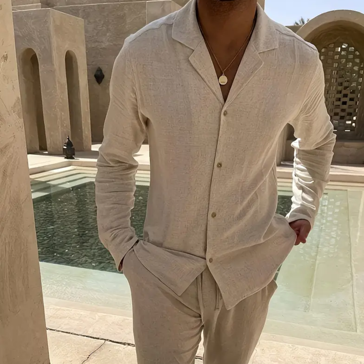 The Cranleigh Linen Breathable Set
