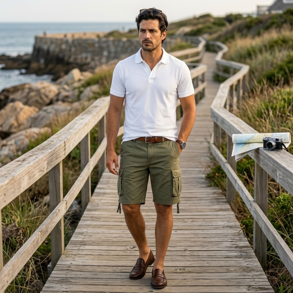 The Hampton Men’s Classic Utility Outdoor Shorts with Pockets