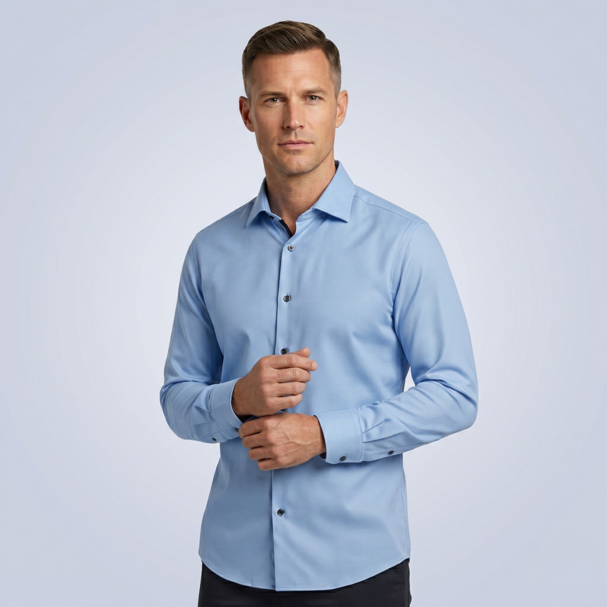 The Yorkminster Men’s Formal Slim Fit Dress Shirt