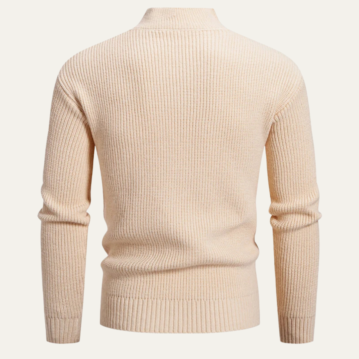 The Alberobello Men’s Winter Stand Collar Knitted Sweater with Buttons